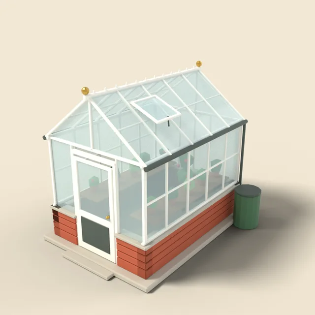 Glass greenhouse