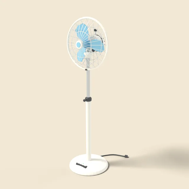 Pedestal oscillating fan