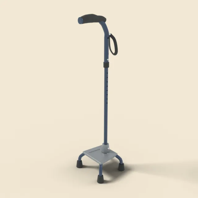 Quad cane with four feet