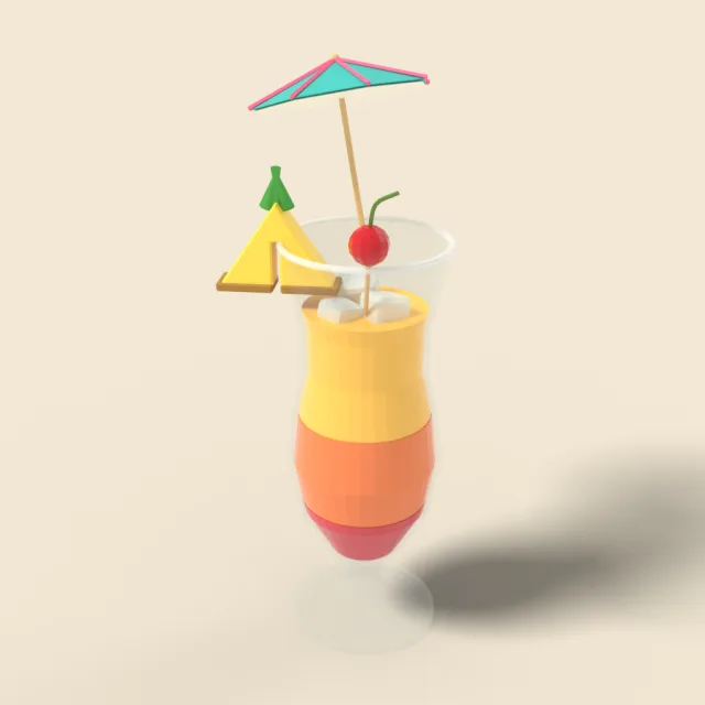 Cocktail with umbrella