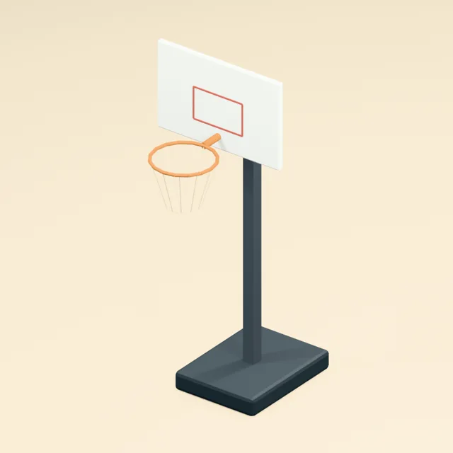 Portable Base Basketball Hoop