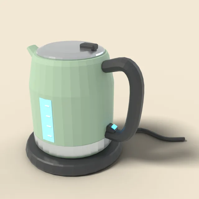 Electric kettle with base