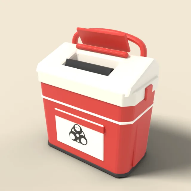 Medical sharps container