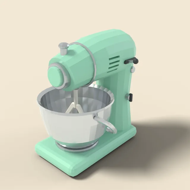Stand mixer with bowl