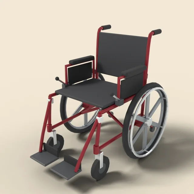 Folding manual wheelchair