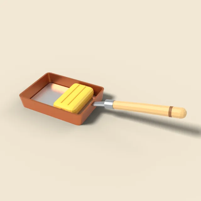 Tamagoyaki square pan