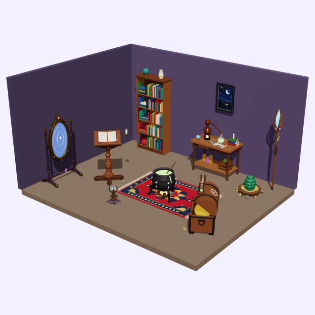 Wizard study set