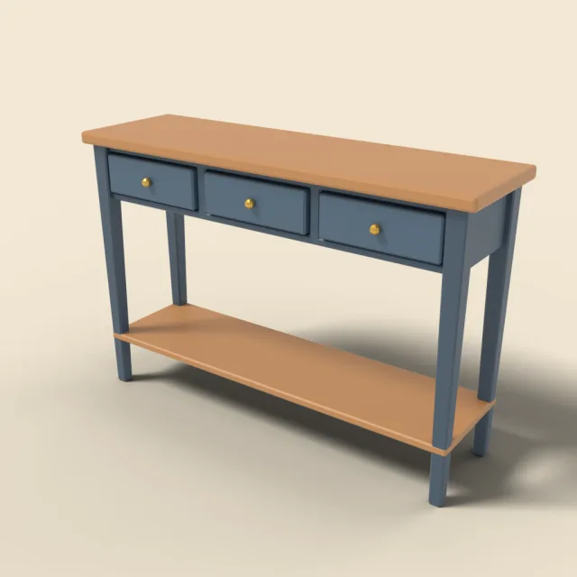 Console table with drawers