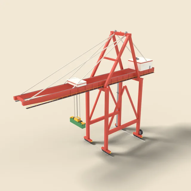 Ship-to-shore container crane