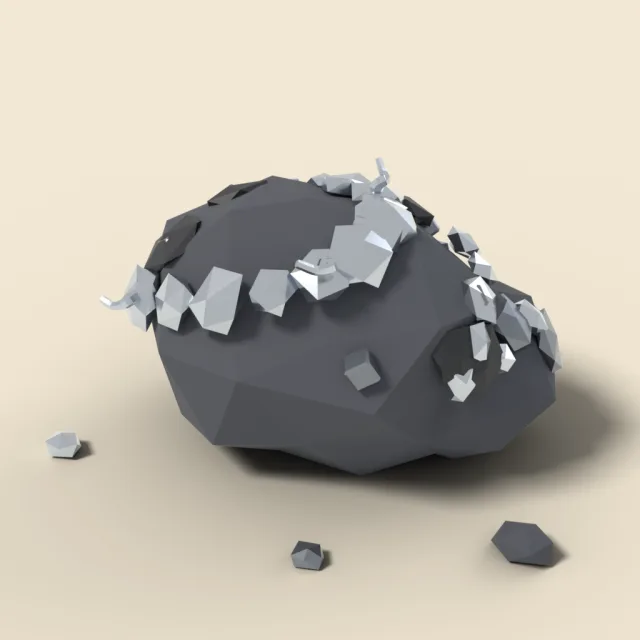 Silver ore chunk
