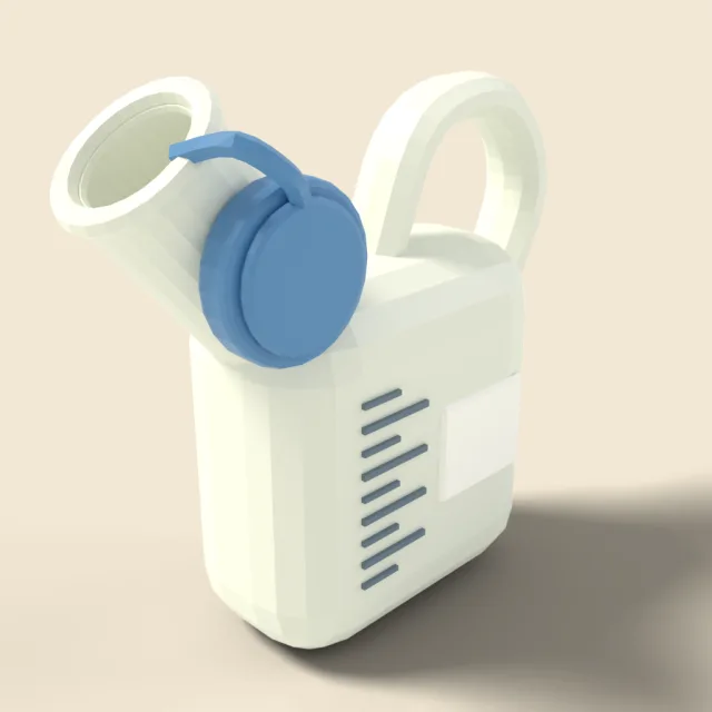 Urinal bottle plastic