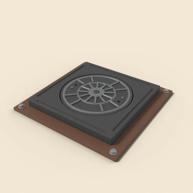Manhole cover with frame