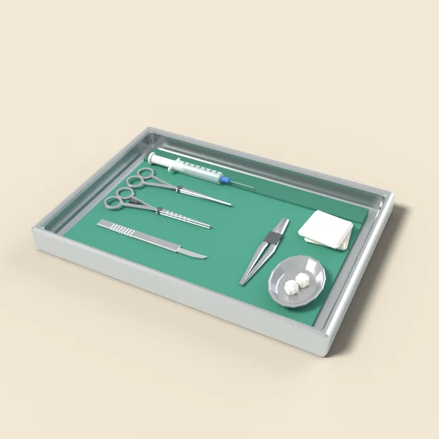 Surgical instrument tray