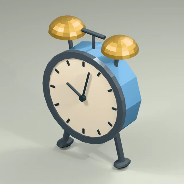 Twin-bell analog alarm clock
