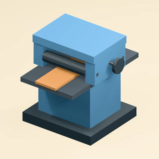 through_feed_thickness_planer_supported_setup_assembly
