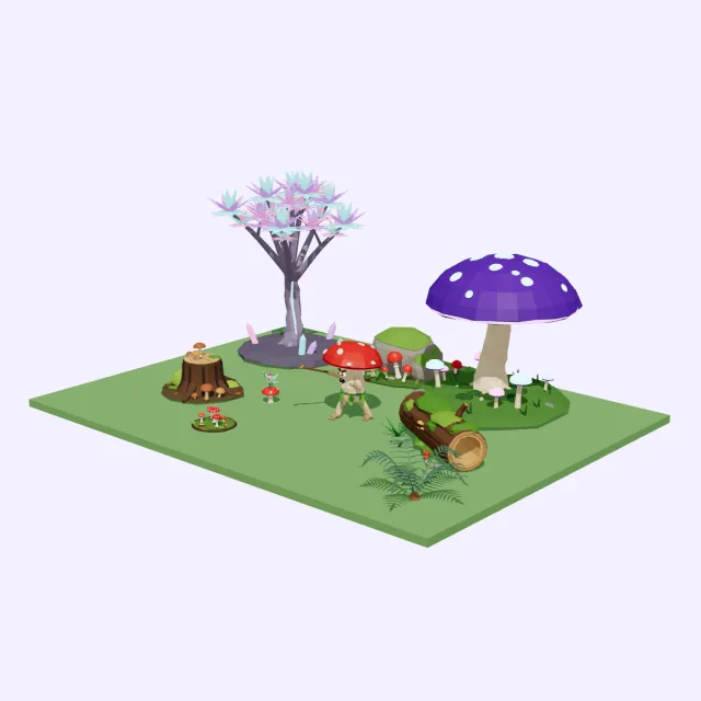 Enchanted forest set