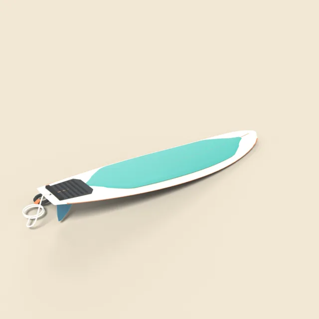Surfboard with fin