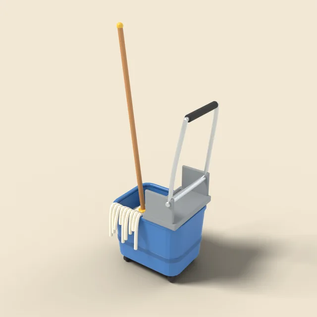 Mop and wringer bucket