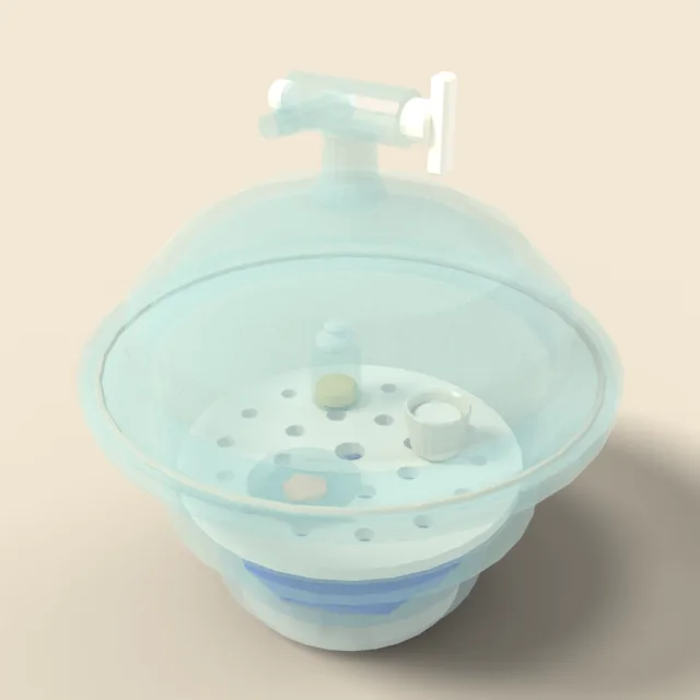 Glass desiccator