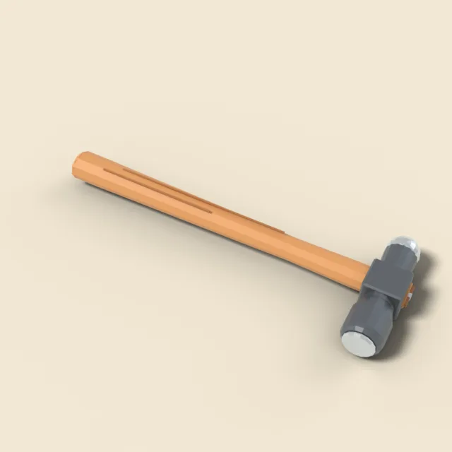 Ball peen hammer