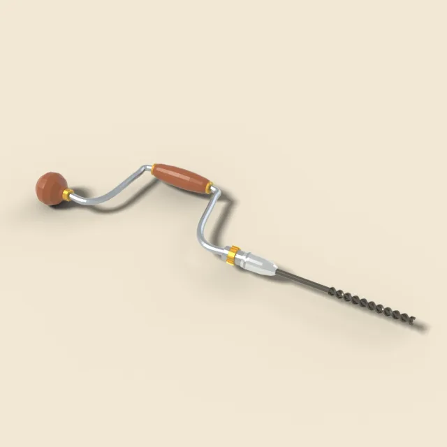 Carpenter's brace and bit