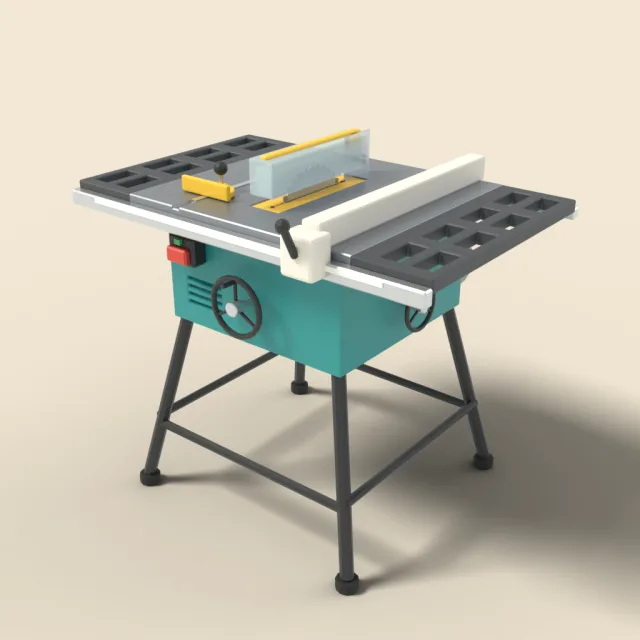 Table saw with blade guard