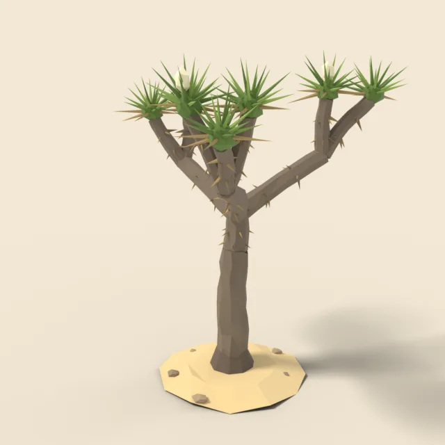 Joshua tree with spiky arms