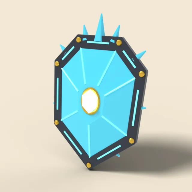 Crystal energy shield