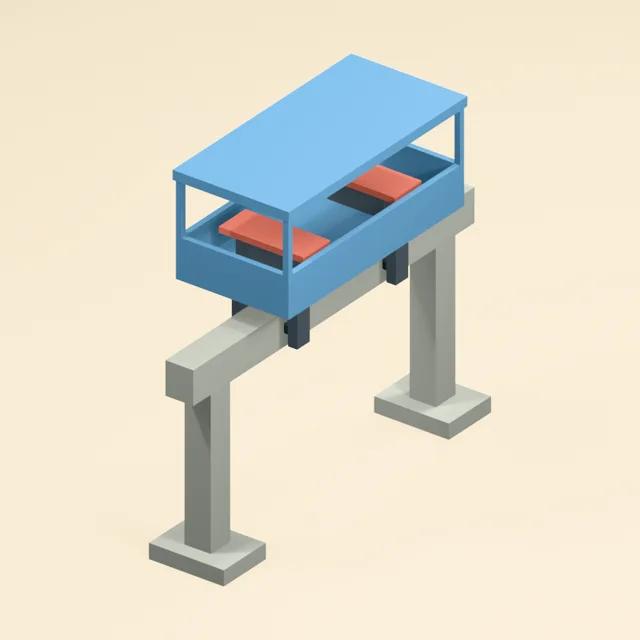 straddle_monorail_car_guided_transport_assembly
