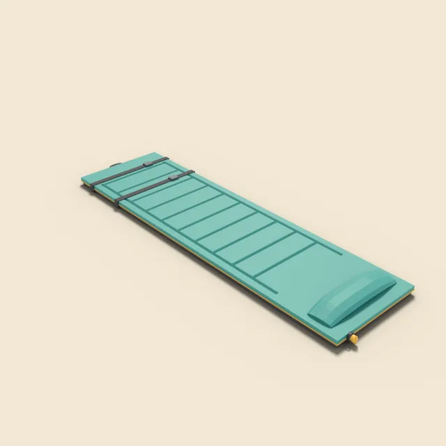 Self-inflating sleeping pad