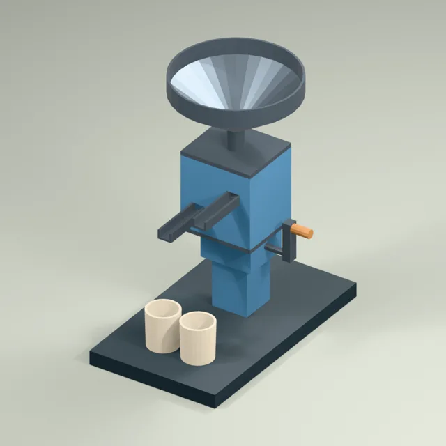 hand_cranked_twin_outlet_cream_separator