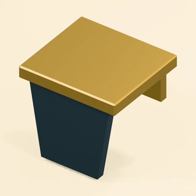 Saddle dovetail marker with tapered marking face and rear reference fence