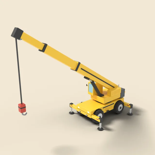 Rough terrain crane