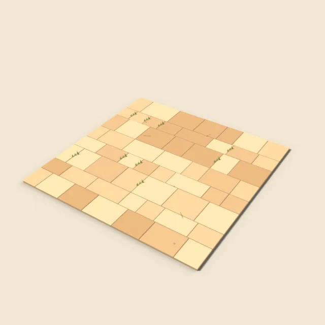 Plain sandstone plaza tile