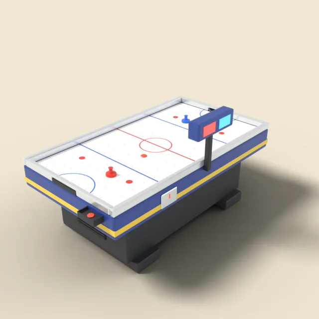 Air hockey table