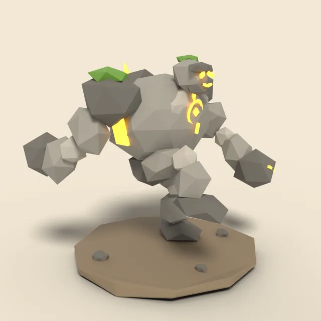 Stone golem stomping