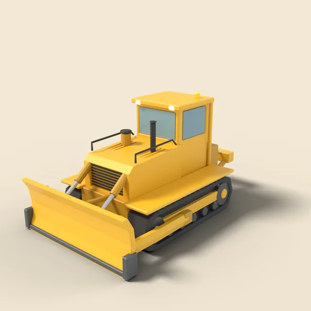 Bulldozer with ripper