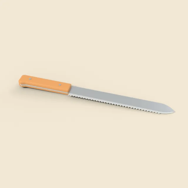 Serrated bread knife