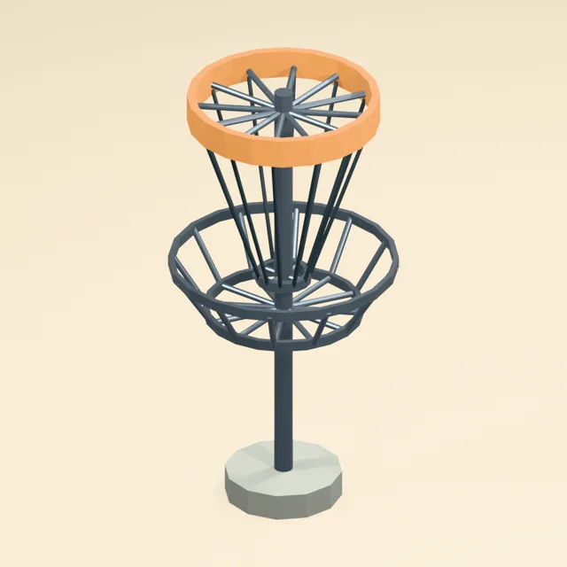 disc_golf_practice_target_open_wire_basket_conical_catch_cables
