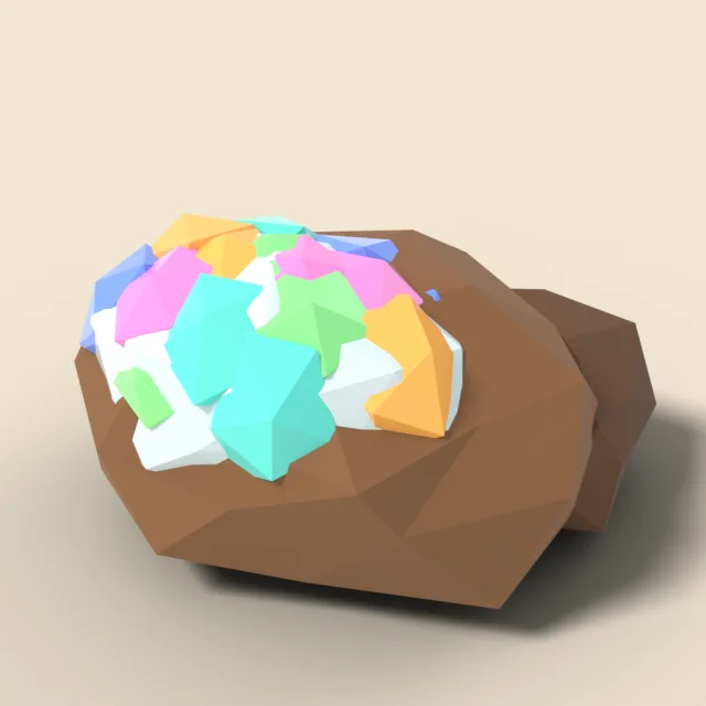 Rough opal stone