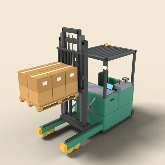 Reach truck forklift