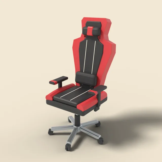 Gaming chair with high back