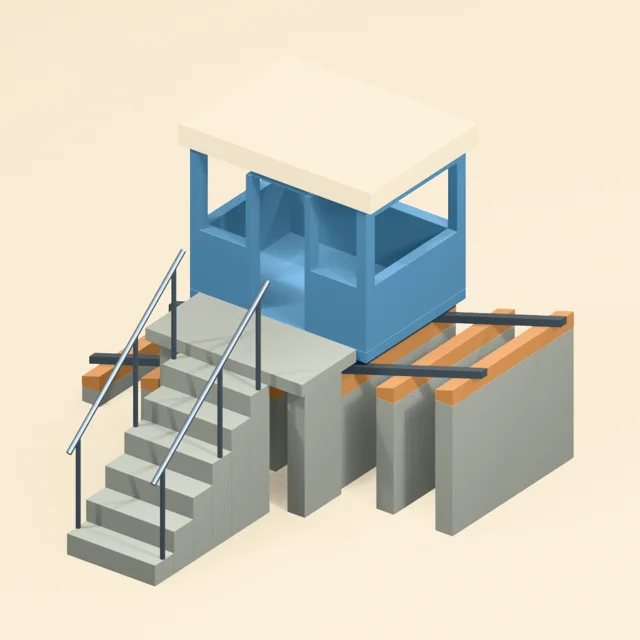 funicular_terminal_inclined_track_level_cabin_boarding_stair