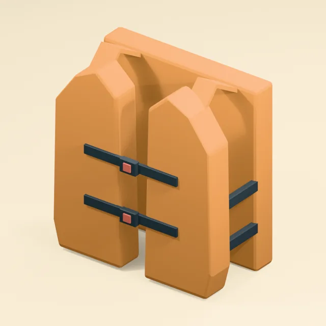 Open life jacket with foam panels and buckled webbing