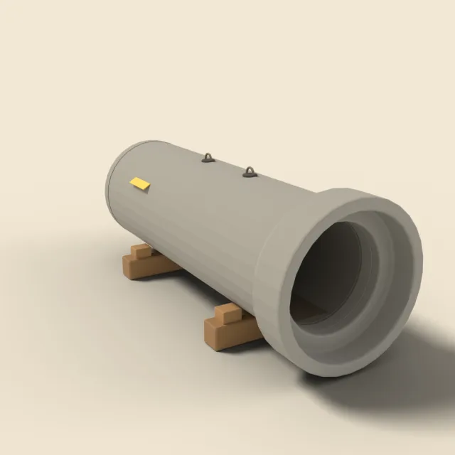 Sewer pipe section