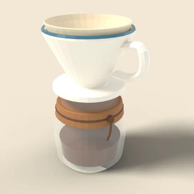 Pour-over coffee dripper