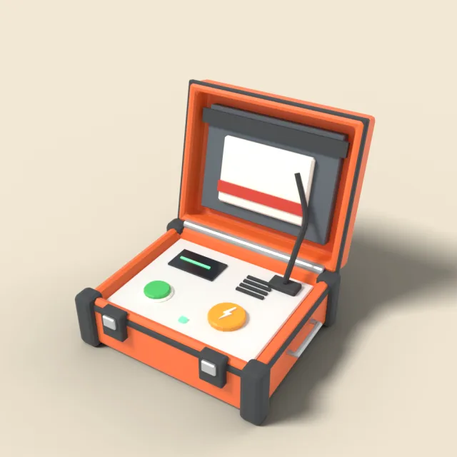 Portable AED case