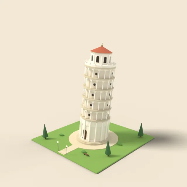 Leaning tower