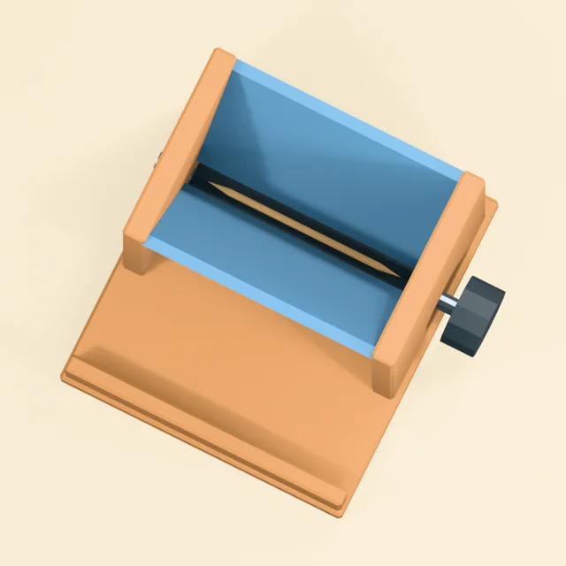 Rotary toothpick dispenser with open hopper and single-pick feed groove