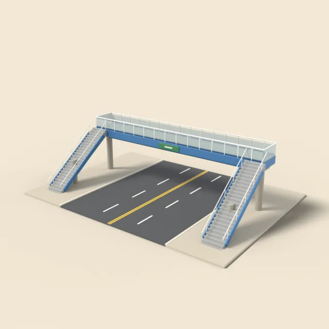 Pedestrian overpass